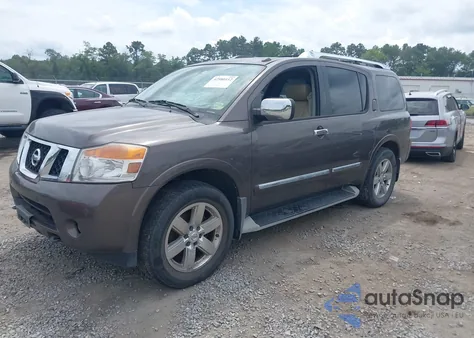 2013 Nissan Armada Platinum из США, поврежденный, VIN 5N1AA0NE8DN612442